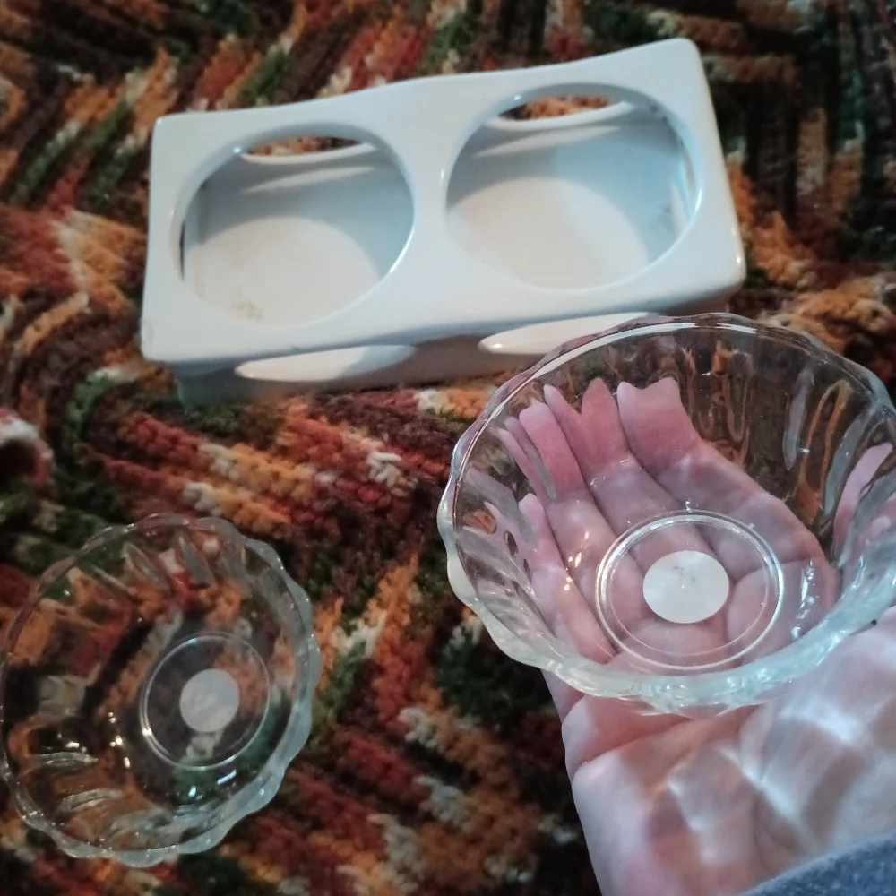 Vintage elegant glass